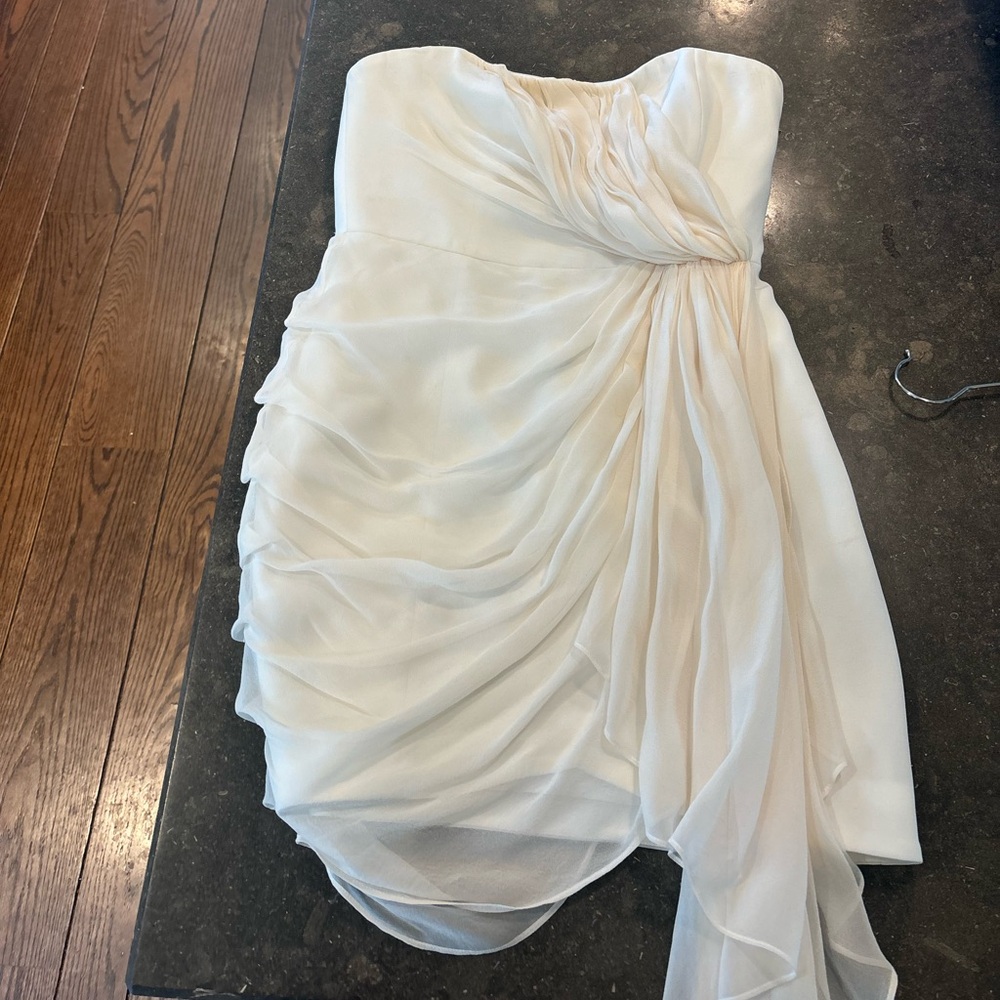 Cinq a Sept Bridal Strapless Dress